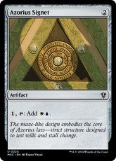 Sinete Azorius / Azorius Signet - Magic: The Gathering - MoxLand